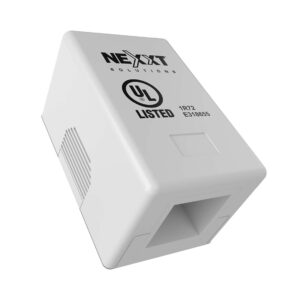 Nexxt Solutions Unloaded Surface Mount Box - Single Port