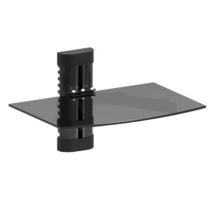 ARGOM Single Tempered Glass Wall Shelf