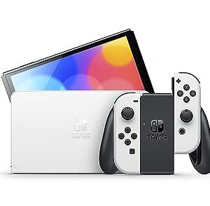 Nintendo Switch OLED : White w/ White Joy-Con