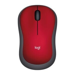 Logitech M185 Mouse Red