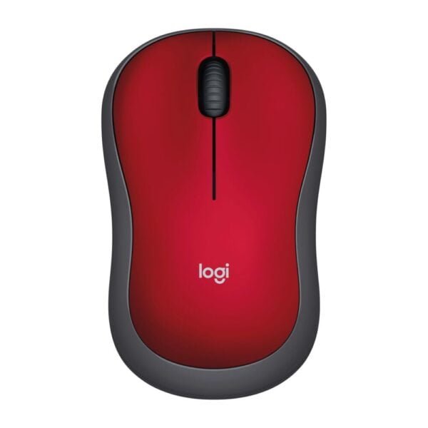Logitech M185 Mouse Red