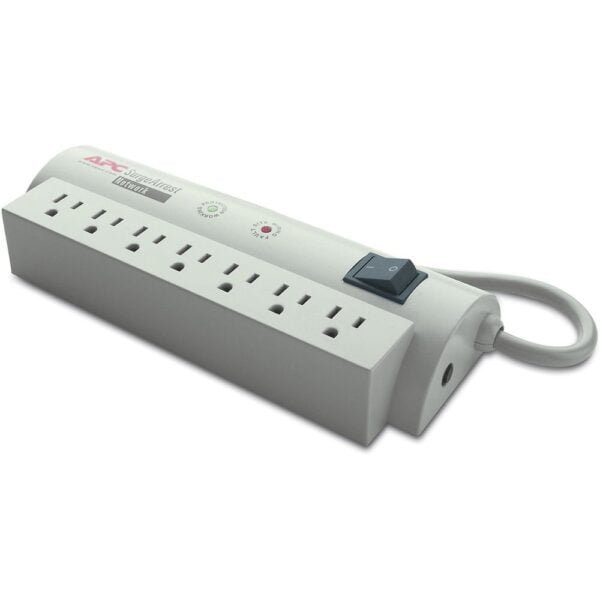 APC Essential SurgeArrest NET7 7 Outlet, 6 Foot Cord
