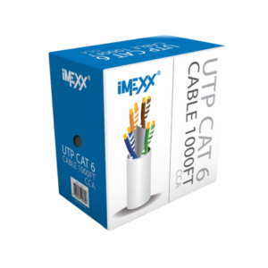 Imexx UTP White CAT6 Cable 1000 Ft Roll