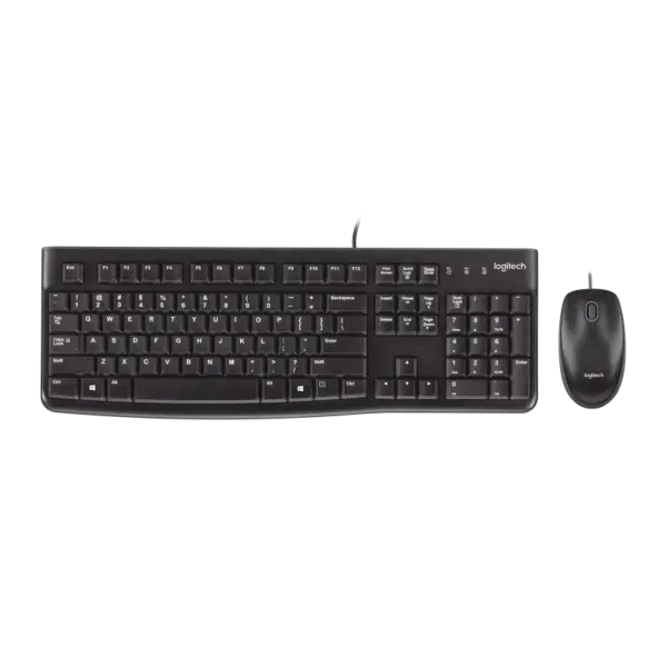 Logitech MK120 Corded Keyboard and Mouse Combo