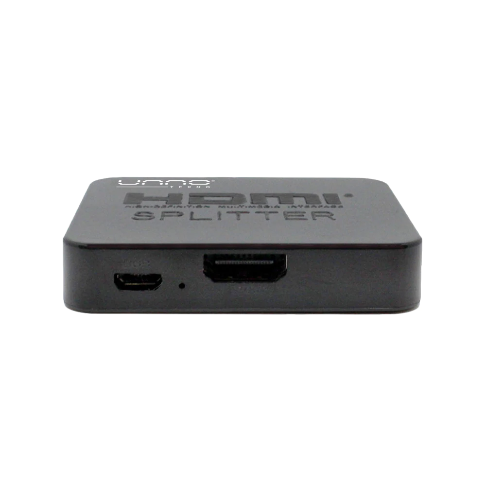 HB1204BK 3 Unno Tekno 4K HDMI 2 Port Splitter - Image 3