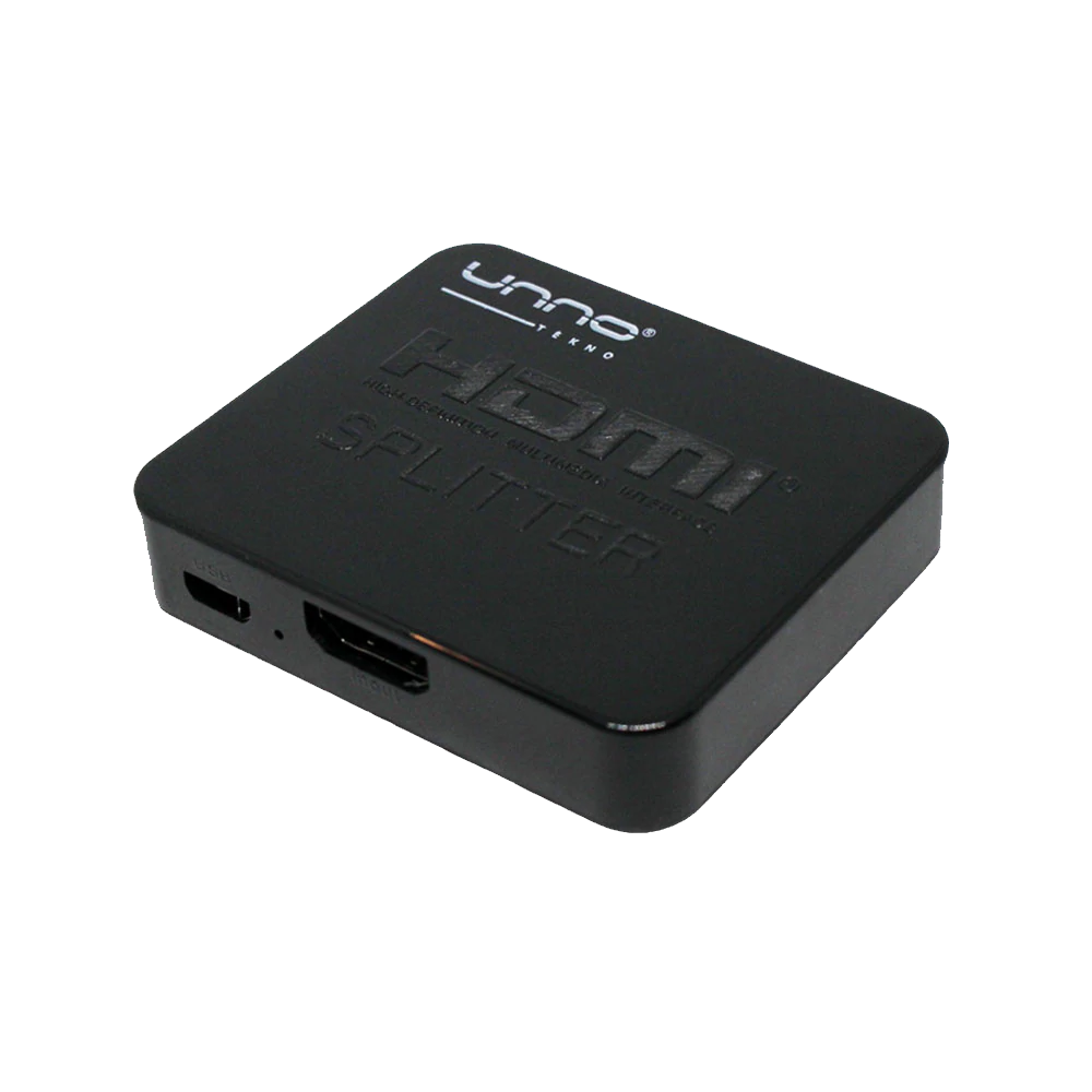 HB1204BK Unno Tekno 4K HDMI 2 Port Splitter - Image 2