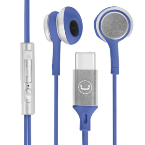 Unno Tekno Ultra USB-C Blue Earbuds