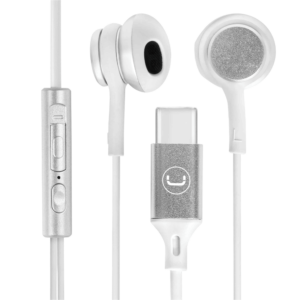 Unno Tekno Ultra USB-C White Earbuds