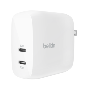 Belkin 60W USB-C PD Wall Charger - 2 USB C