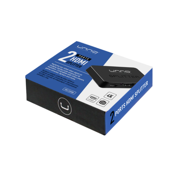 Unno Tekno 4K HDMI 2 Port Splitter - Image 4