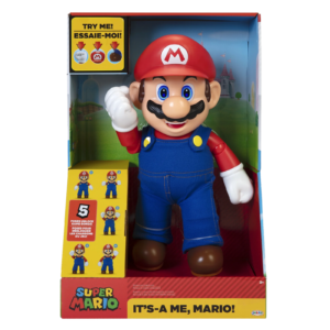 Super Mario It's A Me! Mario Interactive Action Figure