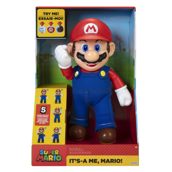 Super Mario It's A Me! Mario Interactive Action Figure