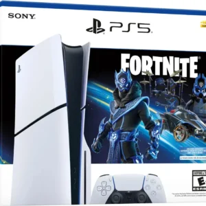 PlayStation 5 Slim Disc Edition Console - Fortnite Cobalt Star Bundle