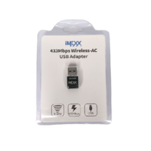 Imexx 433Mbps Wireless-AC USB Adapter
