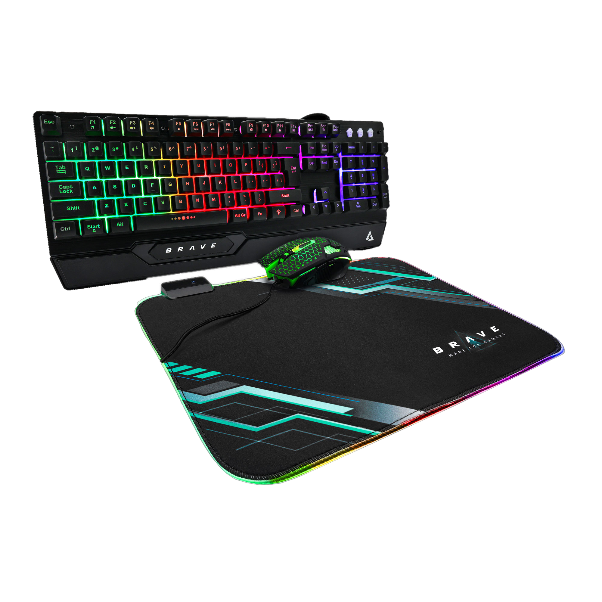 6jpg Unno Tekno BR84 Brave Keyboard, Mouse and Mouse Pad Combo
