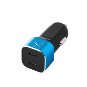 Unno Tekno Dual Type-C 40W Car Fast Charger