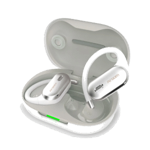 SkeiPods E90 Earbuds with Noise Canceling (White)