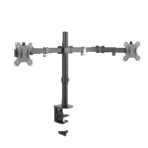 Argom Dual Monitor Desk Mount – 32" Clamp Mount