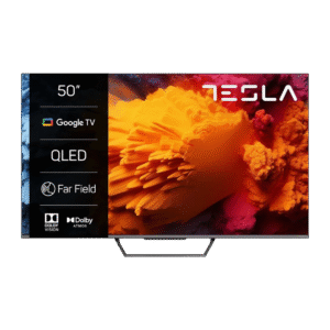 Tesla 50" QLED TV – 4K UHD Smart TV with Dolby Audio