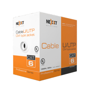 Nexxt Professional U/UTP Cable 4 Pairs Cat6, 24AWG Gauge Cable