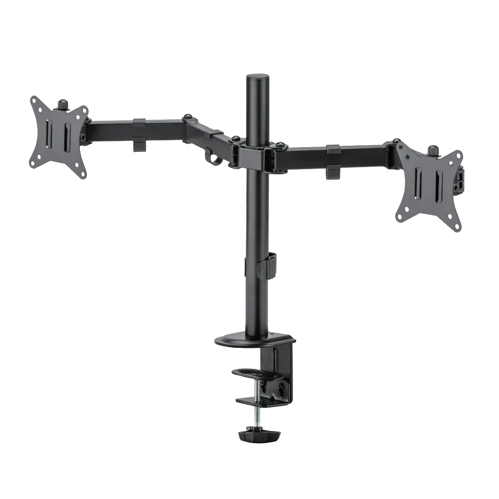 ARG-BR-1603 Argom Dual 32" Monitor Mount with Clamp
