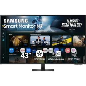 Samsung 43" M70F 4K Smart Monitor - Black