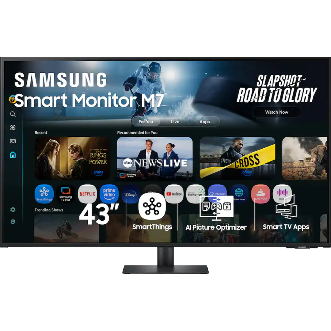 LS43FM700UNXZA Samsung 43 inch monitor Samsung 43" M70F 4K Smart Monitor - Black