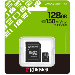 Kingston 128GB Canvas Select Plus microSD Card