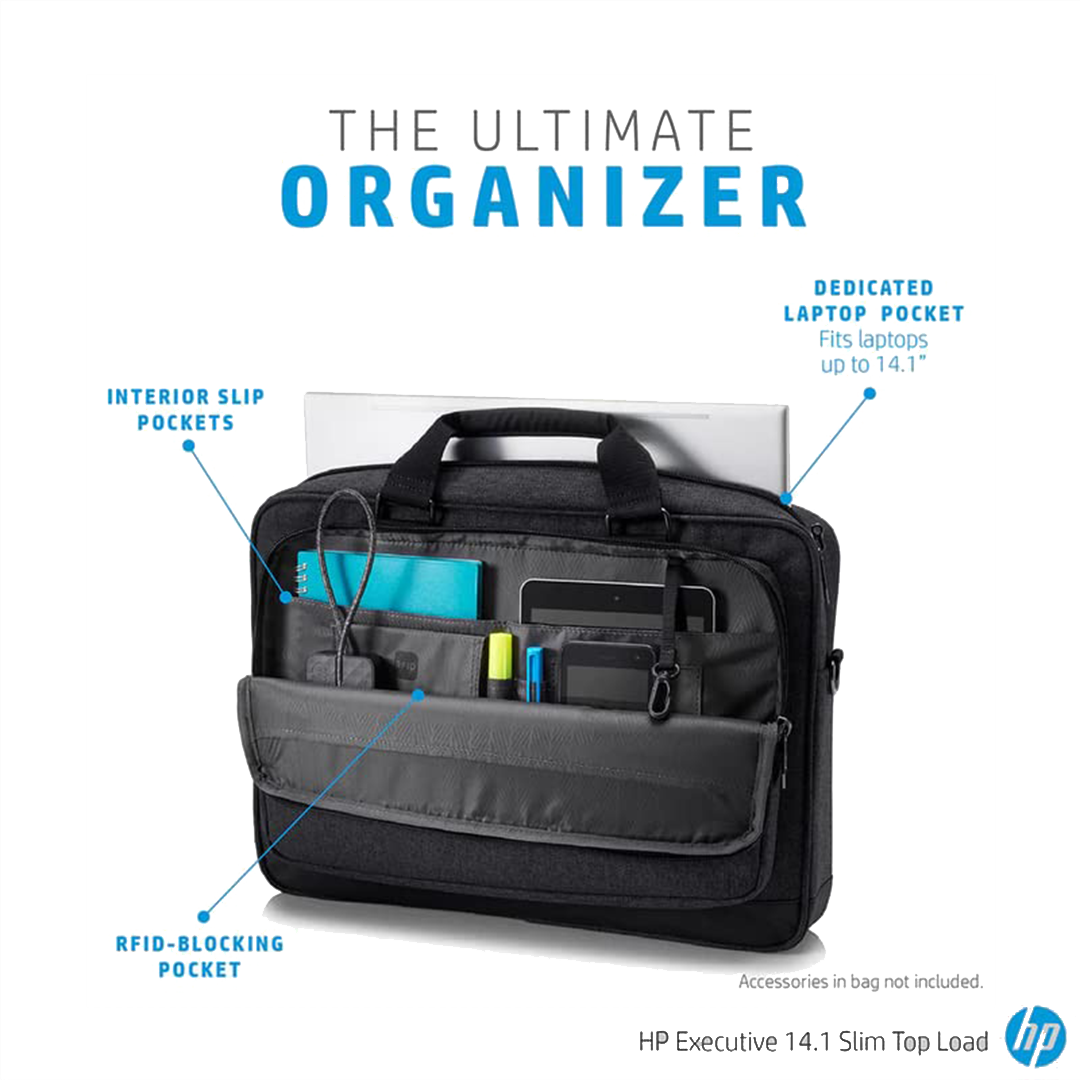 HP-6KD04AA 2 HP Executive 14-Inch Slim Top Load Laptop Bag - Image 2